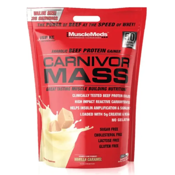 Proteína Carnivor Mass 10 Libras Musclemeds - Imagen 3