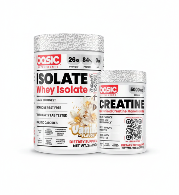 COMBO ISOLATE BASIC 2 LIBRAS + CREATINA BASIC 60 SERVICIOS