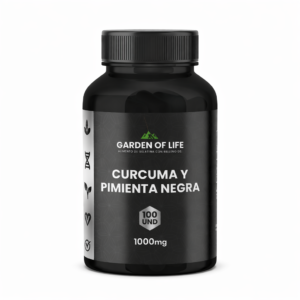 CURCUMA Y PIMIENTA NEGRA GARDEN OF LIFE